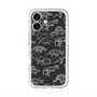 スリムプロテクションプレミアムケース with MagSafe［ Dinosaurs No.2 - Black ］