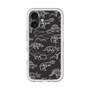 スリムプロテクションプレミアムケース with MagSafe［ Dinosaurs No.2 - Black ］
