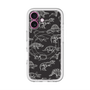 スリムプロテクションプレミアムケース with MagSafe［ Dinosaurs No.2 - Black ］