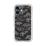 スリムプロテクションプレミアムケース with MagSafe［ Dinosaurs No.2 - Black ］
