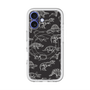 スリムプロテクションプレミアムケース with MagSafe［ Dinosaurs No.2 - Black ］
