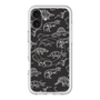 スリムプロテクションプレミアムケース with MagSafe［ Dinosaurs No.2 - Black ］