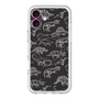 スリムプロテクションプレミアムケース with MagSafe［ Dinosaurs No.2 - Black ］