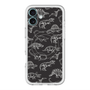 スリムプロテクションプレミアムケース with MagSafe［ Dinosaurs No.2 - Black ］
