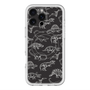 スリムプロテクションプレミアムケース with MagSafe［ Dinosaurs No.2 - Black ］