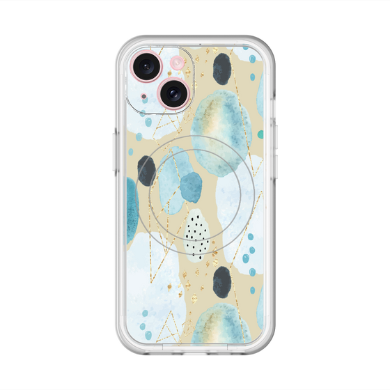 スリムプロテクションプレミアムケース with MagSafe［ 北欧水彩 - 01 ］