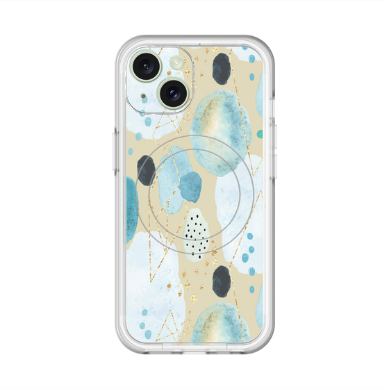 スリムプロテクションプレミアムケース with MagSafe［ 北欧水彩 - 01 ］