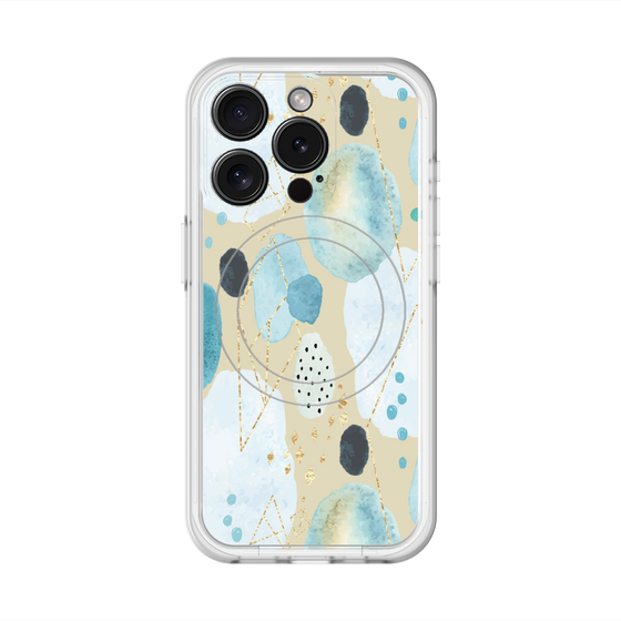 スリムプロテクションプレミアムケース with MagSafe［ 北欧水彩 - 01 ］
