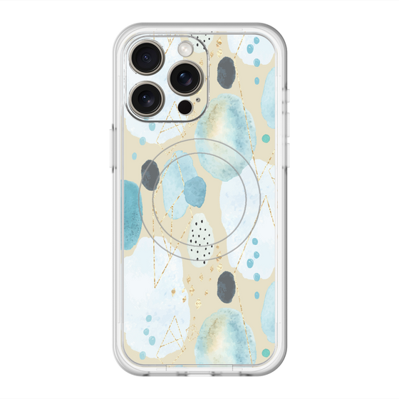 スリムプロテクションプレミアムケース with MagSafe［ 北欧水彩 - 01 ］