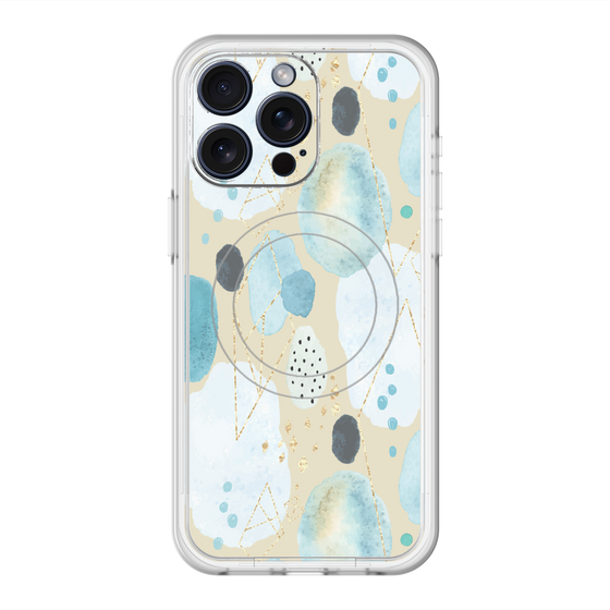 スリムプロテクションプレミアムケース with MagSafe［ 北欧水彩 - 01 ］