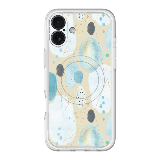 スリムプロテクションプレミアムケース with MagSafe［ 北欧水彩 - 01 ］