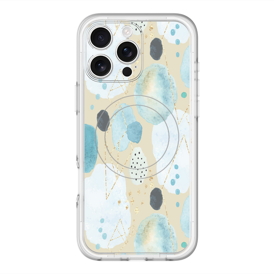 スリムプロテクションプレミアムケース with MagSafe［ 北欧水彩 - 01 ］