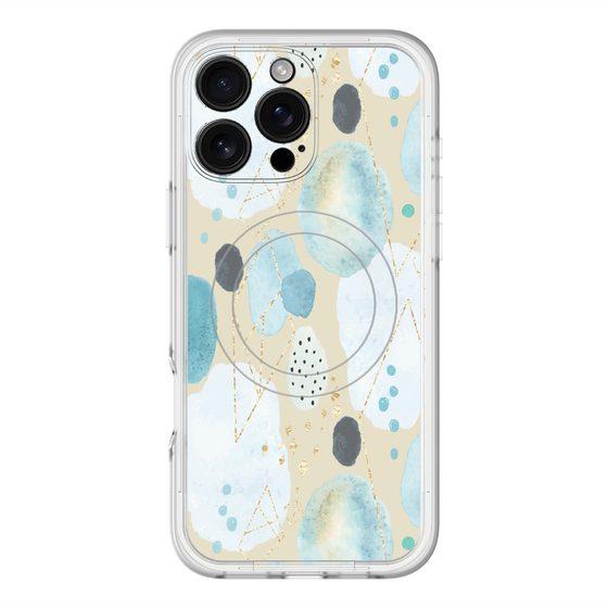 スリムプロテクションプレミアムケース with MagSafe［ 北欧水彩 - 01 ］