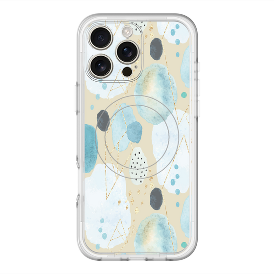スリムプロテクションプレミアムケース with MagSafe［ 北欧水彩 - 01 ］