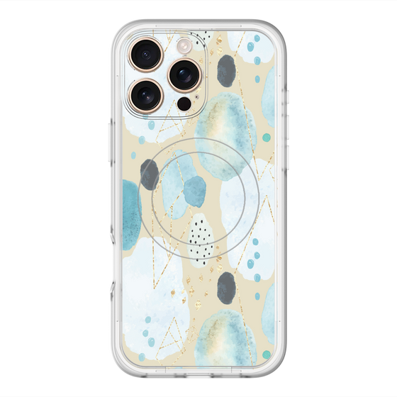 スリムプロテクションプレミアムケース with MagSafe［ 北欧水彩 - 01 ］