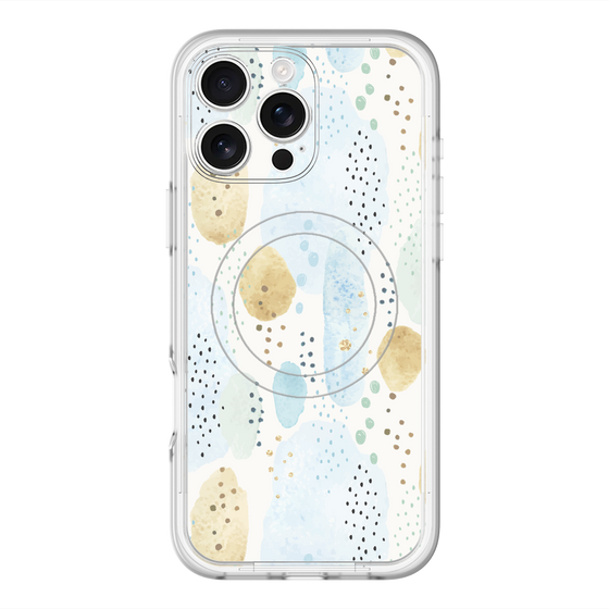 スリムプロテクションプレミアムケース with MagSafe［ 北欧水彩 - 02 ］