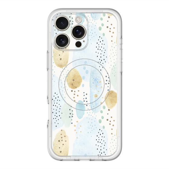 スリムプロテクションプレミアムケース with MagSafe［ 北欧水彩 - 02 ］