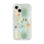 スリムプロテクションプレミアムケース with MagSafe［ 北欧水彩 - 03 ］