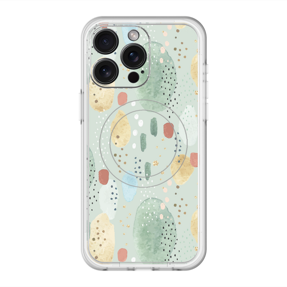 スリムプロテクションプレミアムケース with MagSafe［ 北欧水彩 - 03 ］