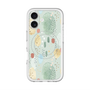 スリムプロテクションプレミアムケース with MagSafe［ 北欧水彩 - 03 ］