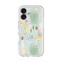 スリムプロテクションプレミアムケース with MagSafe［ 北欧水彩 - 03 ］