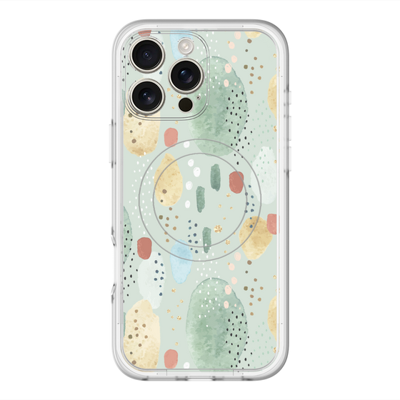スリムプロテクションプレミアムケース with MagSafe［ 北欧水彩 - 03 ］