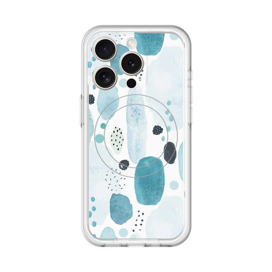 スリムプロテクションプレミアムケース with MagSafe［ 北欧水彩 - 04 ］