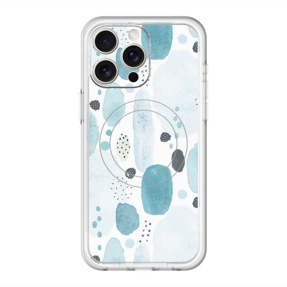 スリムプロテクションプレミアムケース with MagSafe［ 北欧水彩 - 04 ］