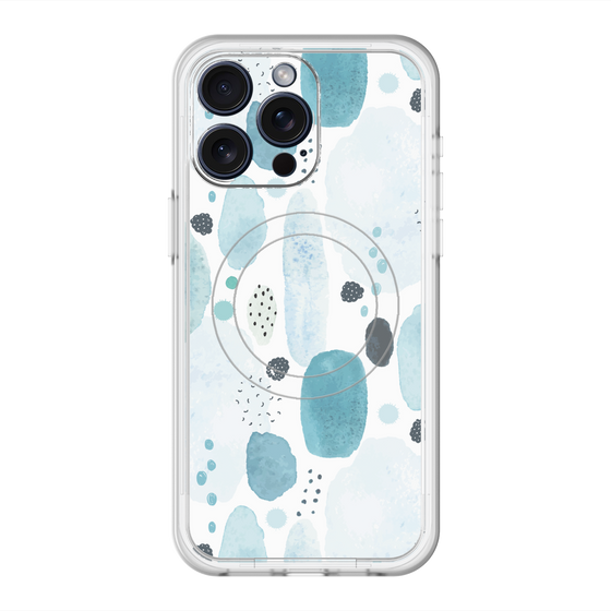 スリムプロテクションプレミアムケース with MagSafe［ 北欧水彩 - 04 ］