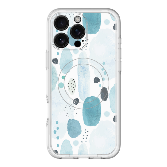 スリムプロテクションプレミアムケース with MagSafe［ 北欧水彩 - 04 ］