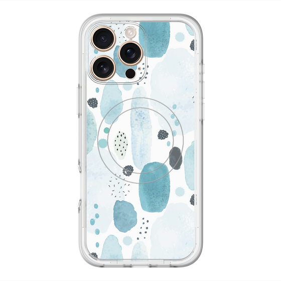 スリムプロテクションプレミアムケース with MagSafe［ 北欧水彩 - 04 ］