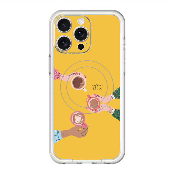 スリムプロテクションプレミアムケース with MagSafe［ Teatime - Yellow ］