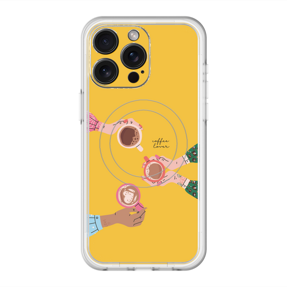 スリムプロテクションプレミアムケース with MagSafe［ Teatime - Yellow ］