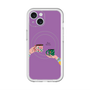 スリムプロテクションプレミアムケース with MagSafe［ Teatime - Purple ］