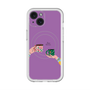 スリムプロテクションプレミアムケース with MagSafe［ Teatime - Purple ］
