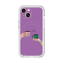 スリムプロテクションプレミアムケース with MagSafe［ Teatime - Purple ］