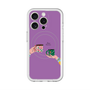 スリムプロテクションプレミアムケース with MagSafe［ Teatime - Purple ］