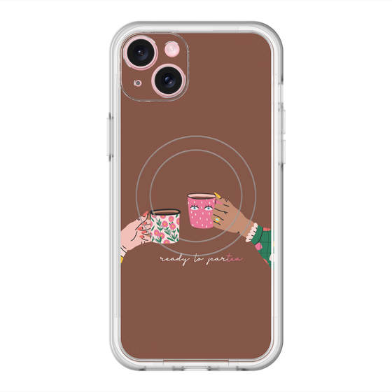 スリムプロテクションプレミアムケース with MagSafe［ Teatime - Brown ］
