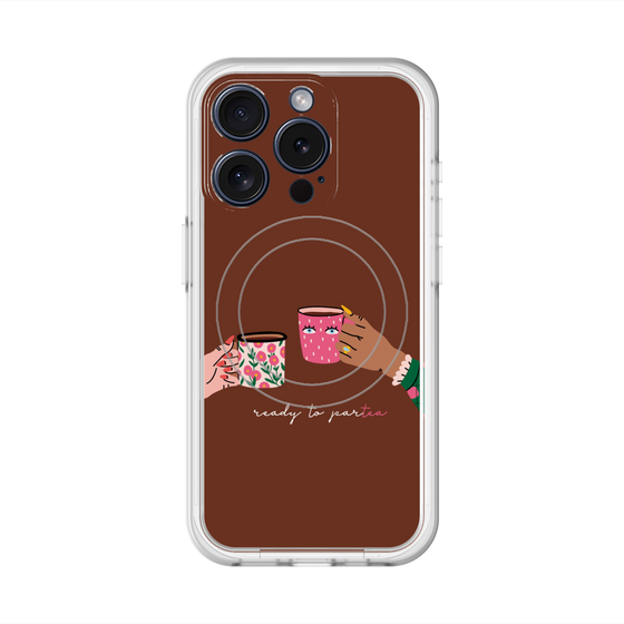 スリムプロテクションプレミアムケース with MagSafe［ Teatime - Brown ］
