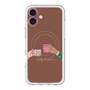 スリムプロテクションプレミアムケース with MagSafe［ Teatime - Brown ］