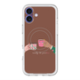 スリムプロテクションプレミアムケース with MagSafe［ Teatime - Brown ］
