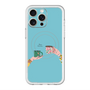 スリムプロテクションプレミアムケース with MagSafe［ Teatime - Blue ］
