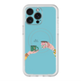 スリムプロテクションプレミアムケース with MagSafe［ Teatime - Blue ］