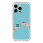 スリムプロテクションプレミアムケース with MagSafe［ Teatime - Blue ］