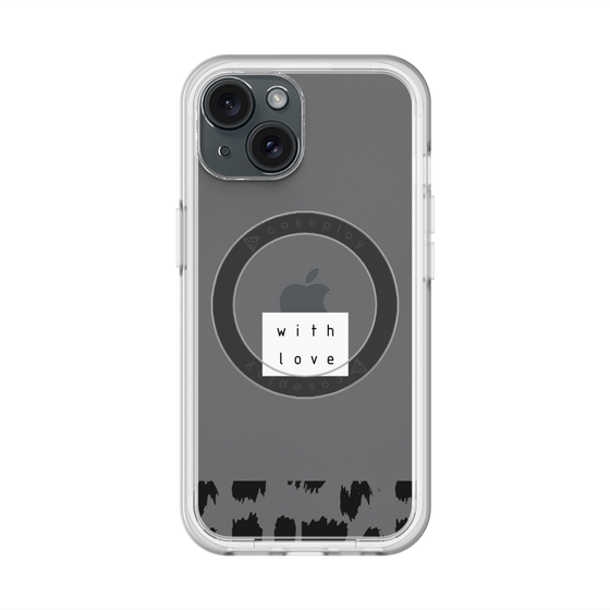 スリムプロテクションプレミアムケース with MagSafe［ artistic texture - 01 ］