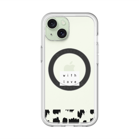 スリムプロテクションプレミアムケース with MagSafe［ artistic texture - 01 ］