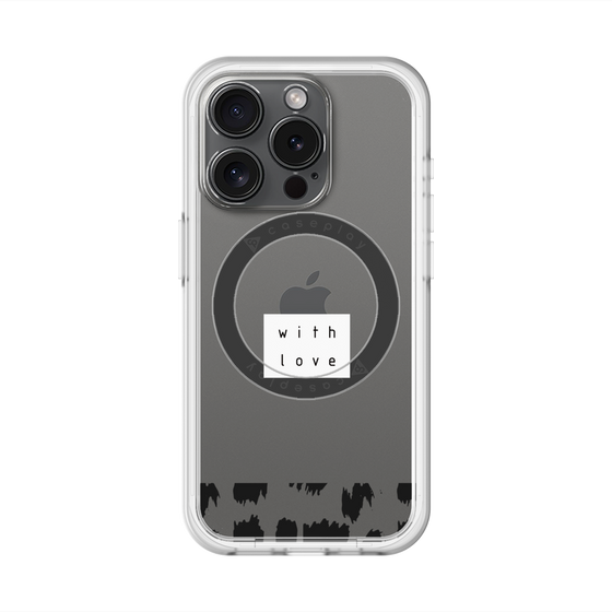 スリムプロテクションプレミアムケース with MagSafe［ artistic texture - 01 ］