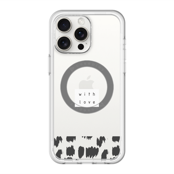 スリムプロテクションプレミアムケース with MagSafe［ artistic texture - 01 ］