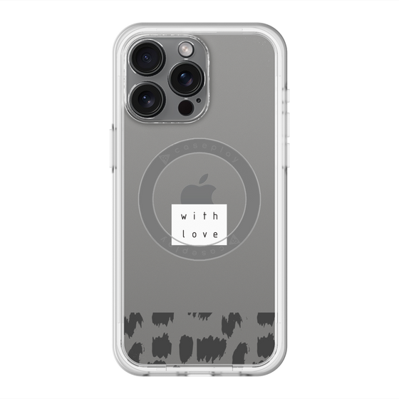 スリムプロテクションプレミアムケース with MagSafe［ artistic texture - 01 ］
