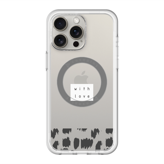 スリムプロテクションプレミアムケース with MagSafe［ artistic texture - 01 ］